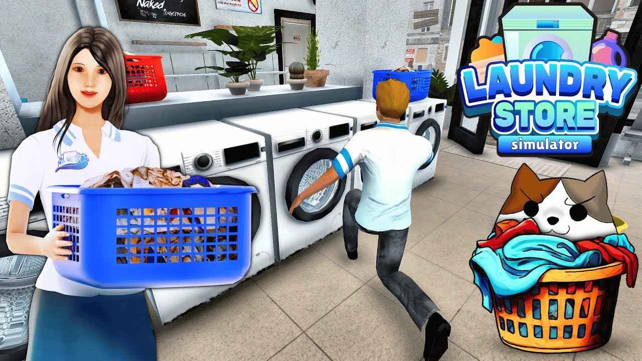 Laundry Store Simulator Free Download For PC 2025